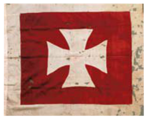 Crna Gora - zastava četna 1850/ vremenskalinija.me